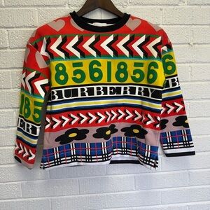 Burberry Multicolor Graphic Sweatshirt